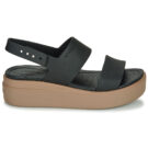 Crocs CROCS BROOKLYN LOW W Sandales plates noires pour femmes - 2