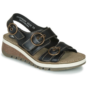 Fly London TEAR2 FLY Nero Sandali con zeppa Donna