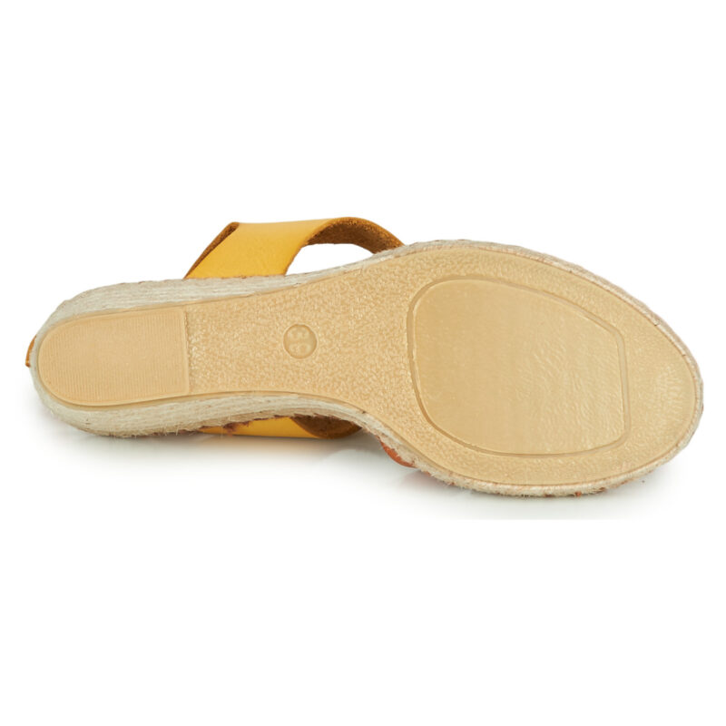 Pataugas FIONA Gelb Keilabsatz Sandalen Damen - 7