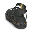 Dr. Martens BLAIRE BLACK HYDRO Schwarze Keilsandalen f&uuml;r Damen - Gr&ouml;&szlig;e 5