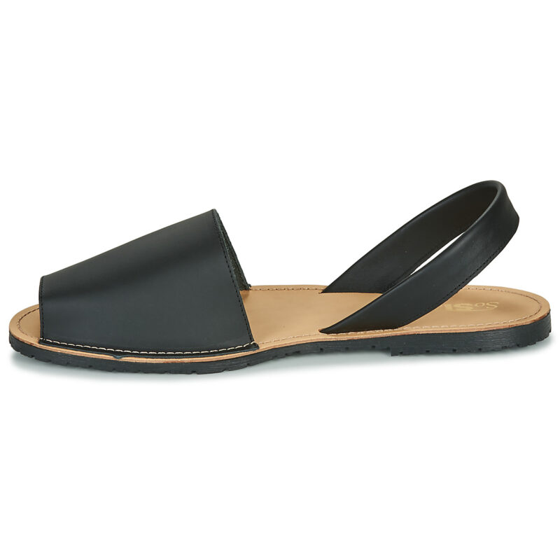 So Size LOJA Schwarze Damen-Sandalen - Gr&ouml;&szlig;e 4