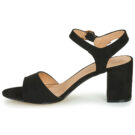 Moony Mood Sandalias de tac&oacute;n negras MEGANE para mujer - 4