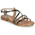 Les Tropeziennes par M.Belarbi HARRY Black Flat Sandals Women - 1