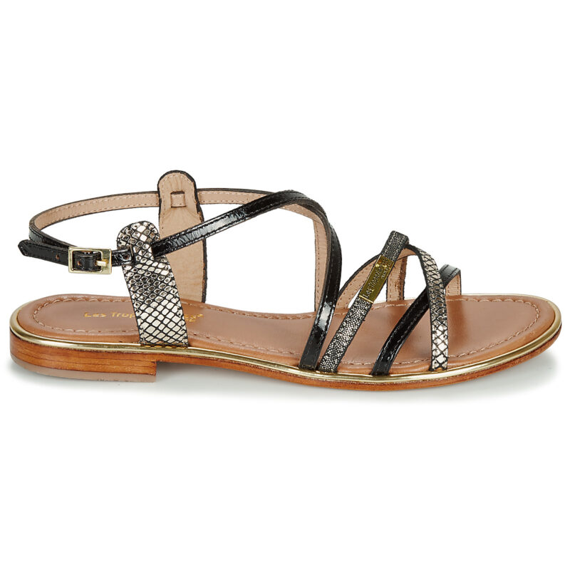 Les Tropeziennes par M.Belarbi HARRY Black Flat Sandals Women - 2