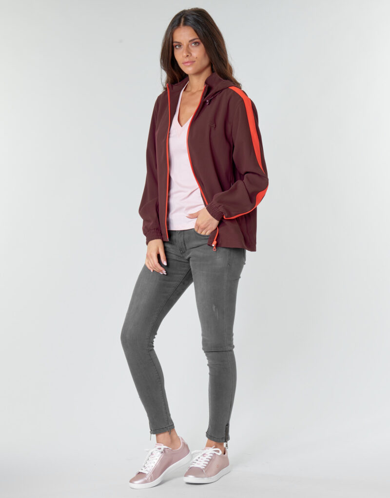 Felpe con capuchino Lacoste Sudaderas con capucha para mujer AMINA Bordeaux - 3