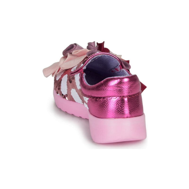 Irregular Choice RAGTIME RUFFLES Pink Low Top Sneakers Women - 5
