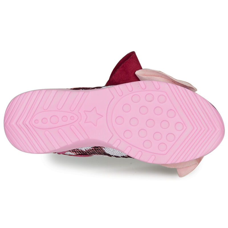Irregular Choice RAGTIME RUFFLES Pink Low Top Sneakers Women - 7