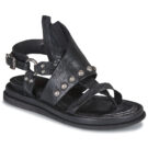 Airstep / A.S.98 POLA Schwarz Flache Sandalen Damen - 1