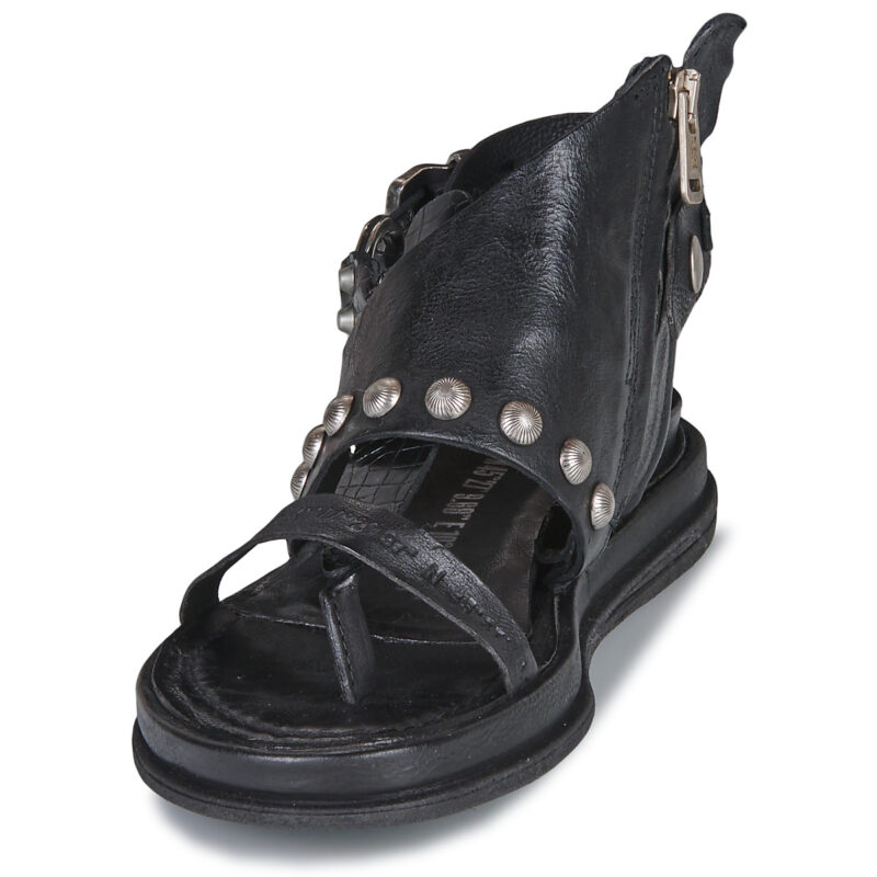 Airstep / A.S.98 POLA Schwarz Flache Sandalen Damen - 3