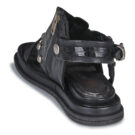Airstep / A.S.98 POLA Schwarz Flache Sandalen Damen - 5