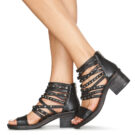 Airstep / A.S.98 KENYA Schwarz Sandalen mit Absatz Damen - 8
