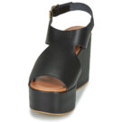 Sweet Lemon IJOX Nero Sandali con zeppa Donna - 3
