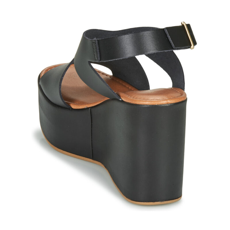 Sweet Lemon IJOX Nero Sandali con zeppa Donna - 5