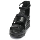 Mjus BELLANERA Schwarze Keilsandalen f&uuml;r Damen - Gr&ouml;&szlig;e 3