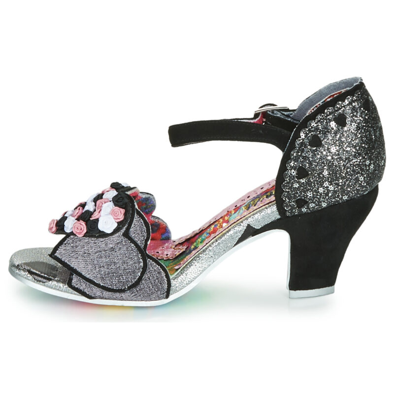 Irregular Choice Zapatos de tac&oacute;n Darling Bud negros para mujer - 4