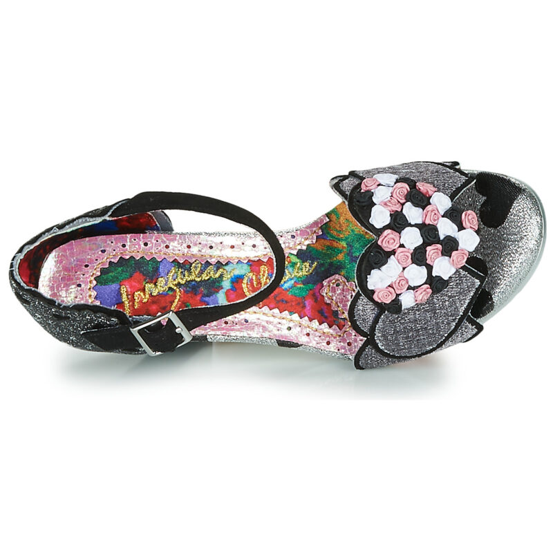 Irregular Choice Zapatos de tac&oacute;n Darling Bud negros para mujer - 6