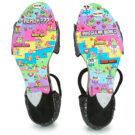 Irregular Choice Zapatos de tac&oacute;n Darling Bud negros para mujer - 7