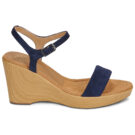 Unisa RITA Blu Sandali con zeppa Donna - 2