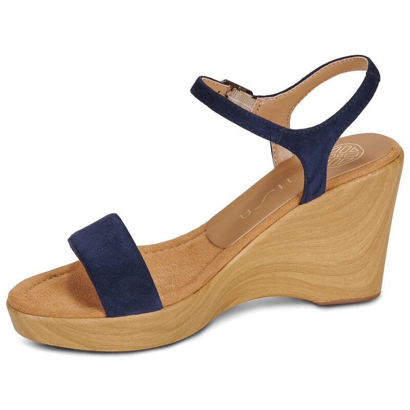 Unisa RITA Blu Sandali con zeppa Donna - 4
