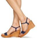 Unisa RITA Blu Sandali con zeppa Donna - 8