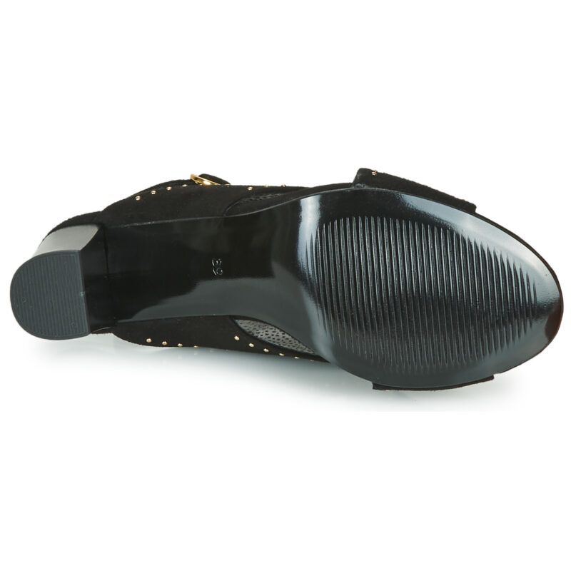 Betty London MADINE Negro Sandalias de tac&oacute;n Mujer - 7
