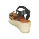 Betty London Sandalias de cu&ntilde;a marr&oacute;ns MARILUS para mujer - Talla 5