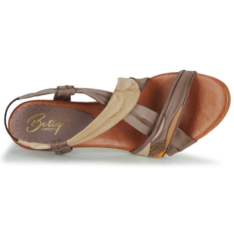 Betty London POULOI Marrone Sandali con tacco Donna - 6