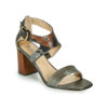 JB Martin 1NAWELI Verde Sandali con tacco Donna