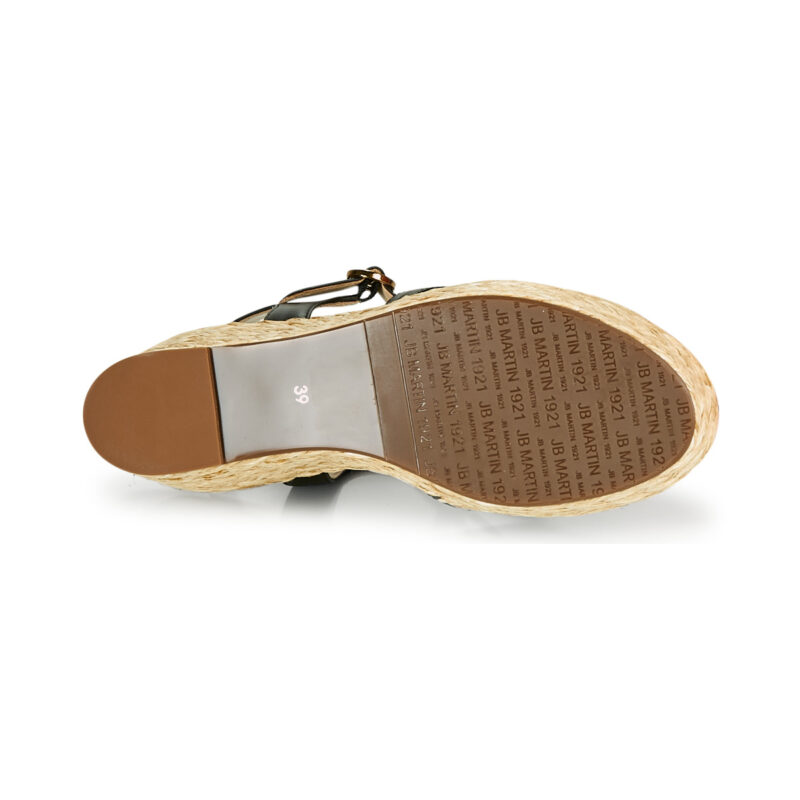 JB Martin EMANI Marrone Sandali con zeppa Donna - 7