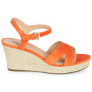 Geox D SOLEIL Arancio Sandali con zeppa Donna - 2