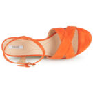 Geox D SOLEIL Arancio Sandali con zeppa Donna - 6