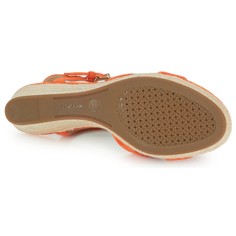 Geox D SOLEIL Arancio Sandali con zeppa Donna - 7