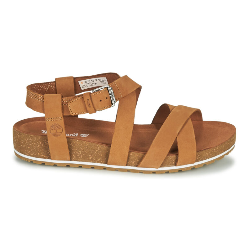 Timberland MALIBU WAVES ANKLE Braune Damen-Sandalen - Gr&ouml;&szlig;e 2