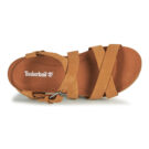 Timberland MALIBU WAVES ANKLE Braune Damen-Sandalen - Gr&ouml;&szlig;e 6