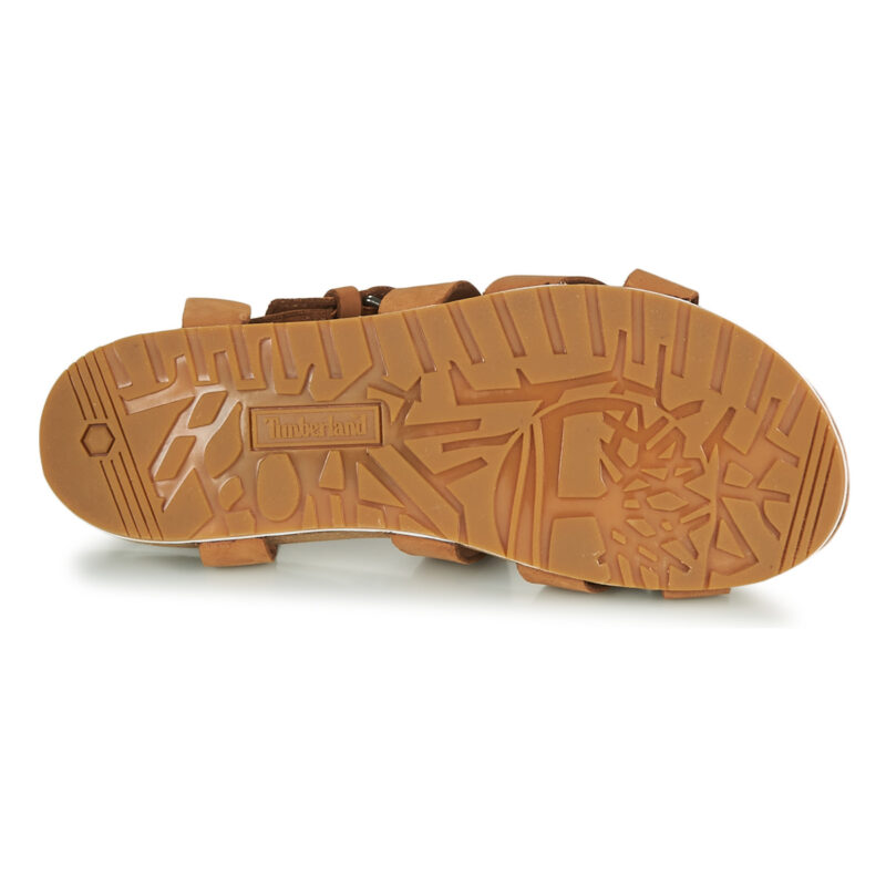 Timberland MALIBU WAVES ANKLE Braune Damen-Sandalen - Gr&ouml;&szlig;e 7