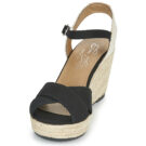 Tom Tailor NOUMI Keilsandalen, schwarz, Damen - Gr&ouml;&szlig;e 3