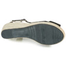 Tom Tailor NOUMI Keilsandalen, schwarz, Damen - Gr&ouml;&szlig;e 7