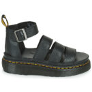 Dr. Martens CLARISSA II QUAD BLACK MILLED NAPPA Black Women's Flat Sandals - 2