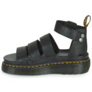 Dr. Martens CLARISSA II QUAD BLACK MILLED NAPPA Black Women's Flat Sandals - 4