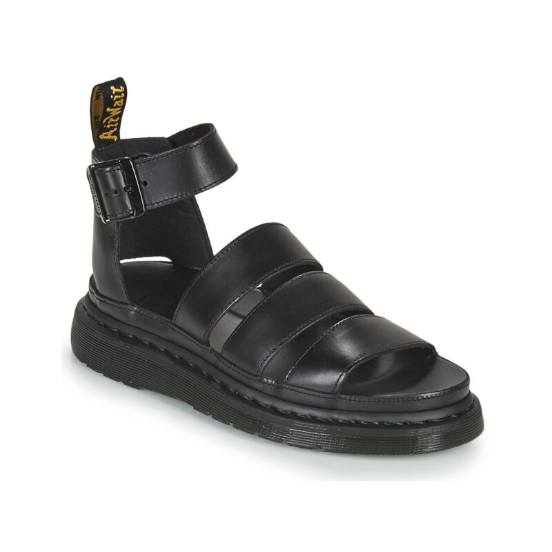 Dr. Martens CLARISSA II BLACK BRANDO Black Flat Sandals Women - 1