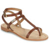 Les Tropeziennes par M.Belarbi HILAN Brown Flat Sandals Women