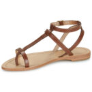 Les Tropeziennes par M.Belarbi HILAN Brown Flat Sandals Women - 4