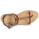 Les Tropeziennes par M.Belarbi HILAN Brown Flat Sandals Women - 6