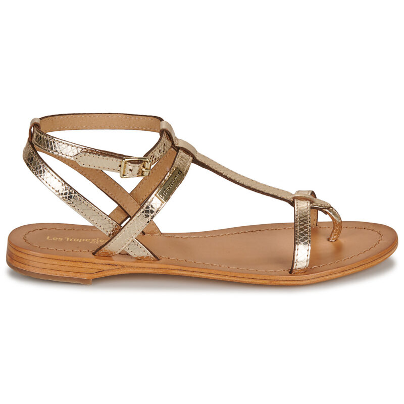 Les Tropeziennes par M.Belarbi HILAN Gold Women's flat sandals - 2