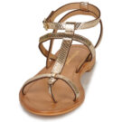 Les Tropeziennes par M.Belarbi HILAN Gold Women's flat sandals - 3