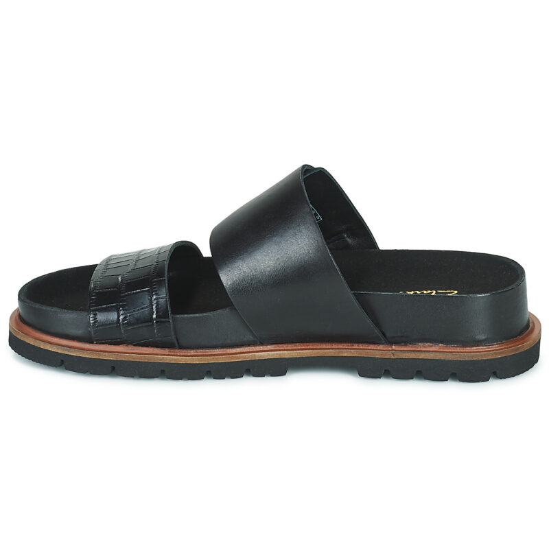 Clarks ORIANNA SUN Noir Sandales plates Femme - 4