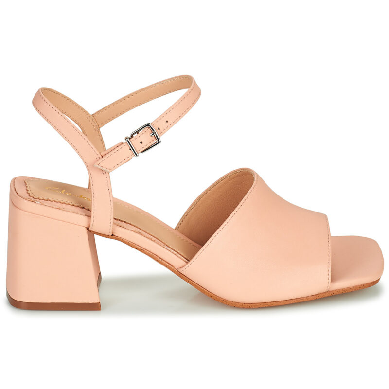 Clarks Sandales &agrave; talons roses SHEER65 BLOCK pour femmes - Pointure 2