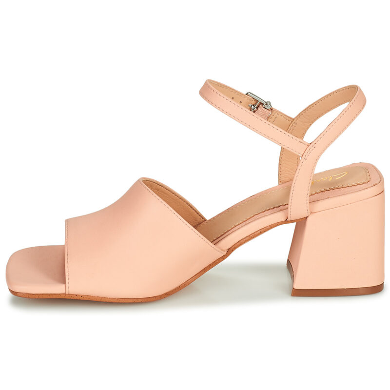 Clarks Sandales &agrave; talons roses SHEER65 BLOCK pour femmes - Pointure 4