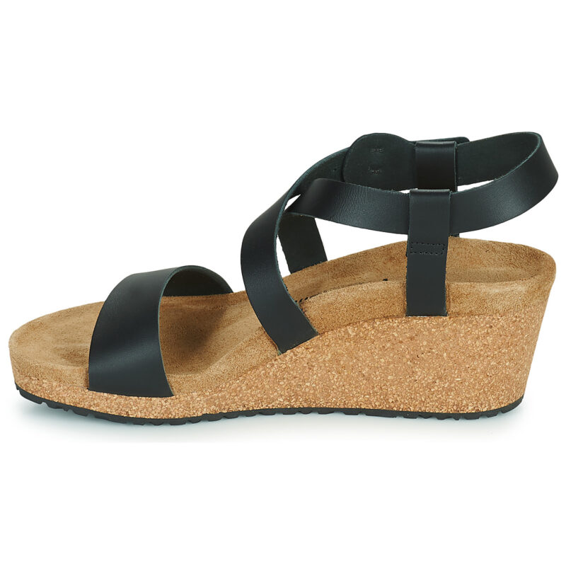 Papillio  SIBYL RING BUCKLE  Nero -  Sandali con zeppa  Donna - 4