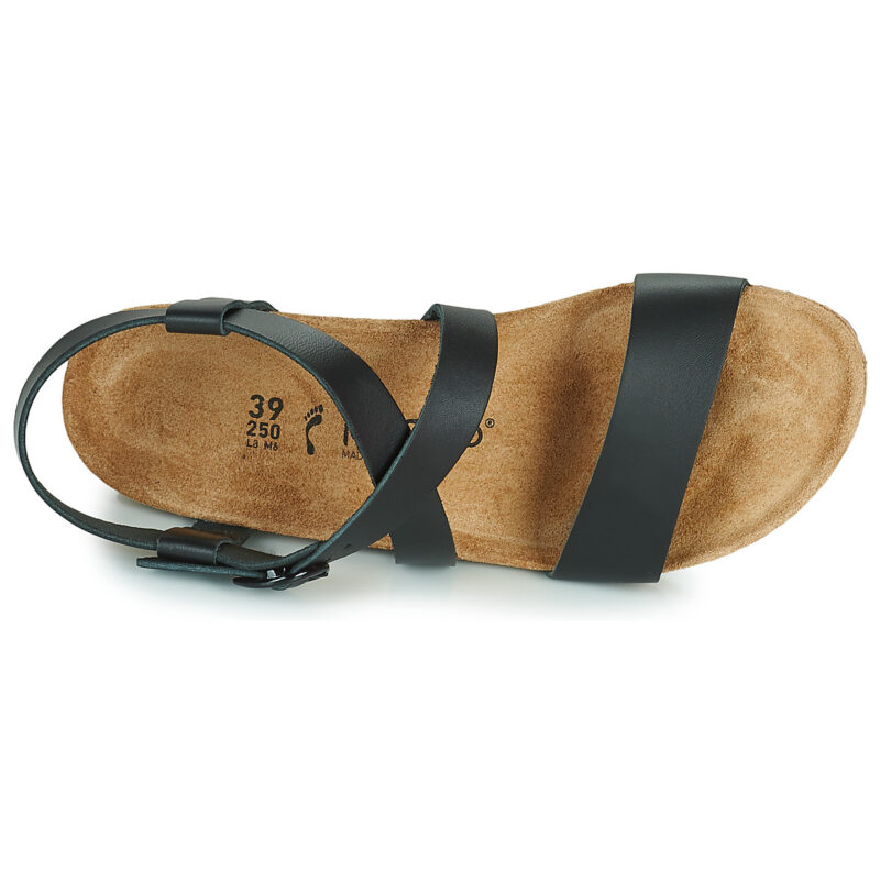 Papillio  SIBYL RING BUCKLE  Nero -  Sandali con zeppa  Donna - 6